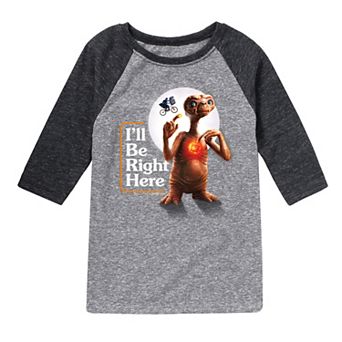 Boys 8-20 E.T. "I'll Be Right Here" Raglan
