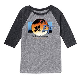 Boys 8-20 E.T. Tour 1982 Bike Moon Raglan