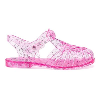 Olivia Miller Toddler Girls Glitter Jelly Sandals