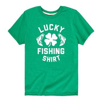 Boys 8-20 Lucky Fishing Shirt Graphic Tee