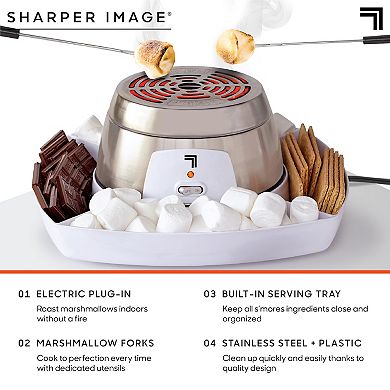 Sharper Image Indoor Electric Tabletop S'mores Maker Set