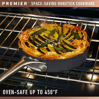Calphalon Premier 10-pc. Space-Saving Hard-Anodized Nonstick Cookware Set