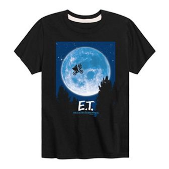 Boys 8-20 E.T. Bike Moon Poster Graphic Tee