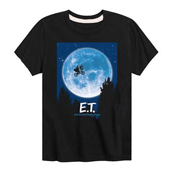 Boys 8-20 E.T. Bike Moon Poster Graphic Tee