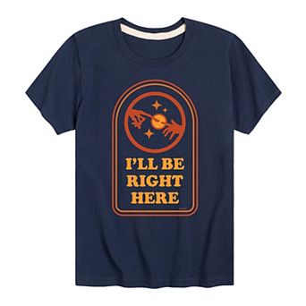Boys 8-20 E.T. Ill Be Right Here Hands Graphic Tee