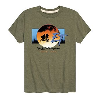Boys 8-20 E.T. Tour 1982 Bike Moon Graphic Tee