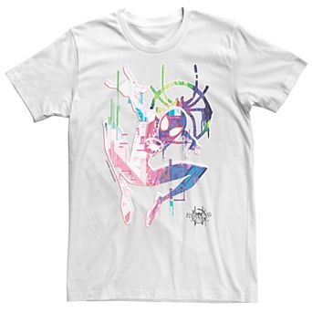 Big & Tall Marvel Spiderverse Watercolor Spidey Pose Tee