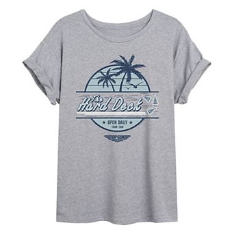 Junior's Top Gun: Maverick "The Hard Deck" Oversized Graphic Tee