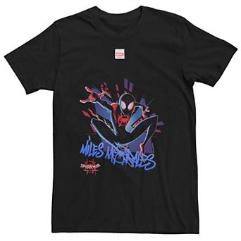 Big & Tall Marvel Spiderverse Spidey Graffiti Explosion Tee