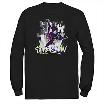 Big & Tall Marvel Spider-Man Spiderverse Graffiti City Tee