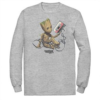 Big & Tall Marvel Guardians Of The Galaxy Vol. 2 Groot Tape Portrait Tee