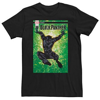Big & Tall Marvel Black Panther Jungle Jump Comic Cover Tee