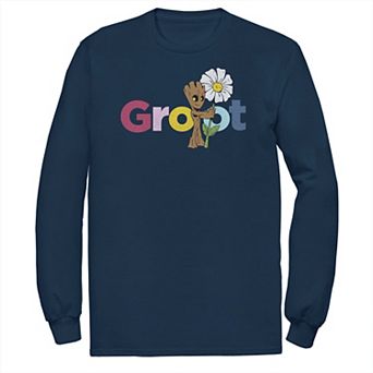 Big & Tall Marvel Guardians Of The Galaxy Groot Flower Tee