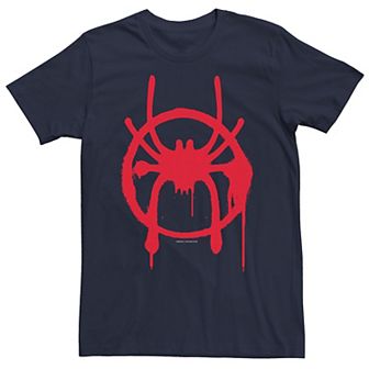 Big & Tall Marvel Spiderverse Miles Symbol Tag Tee