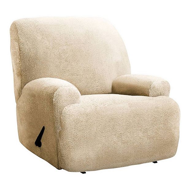 Stretch Sensations Stretch Sherpa Jumbo Recliner Furniture Slipcover