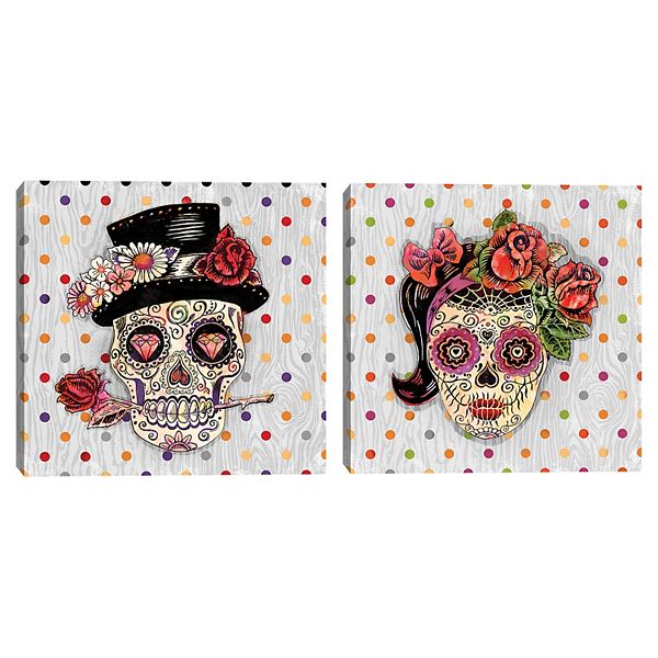 Sports Sugar Skull Wood Engraved Wall Plaques, NFL, MBL, NBA