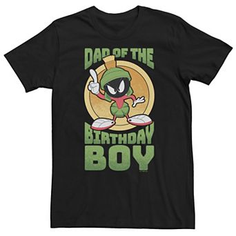 Big & Tall Looney Tunes Marvin Dad Of The Birthday Boy Tee