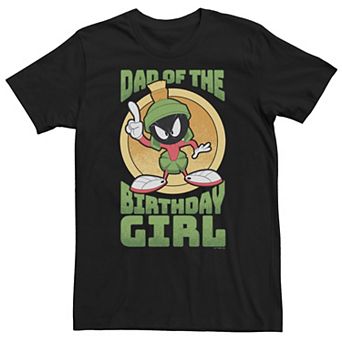 Big & Tall Looney Tunes Marvin Dad Of The Birthday Girl Tee