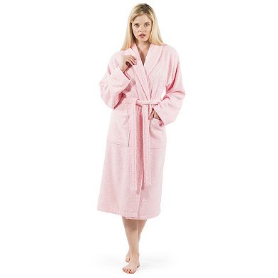 Linum Home Textiles Turkish Cotton Personalized Terry Bathrobe