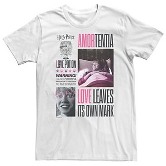 Big & Tall Harry Potter Deathly Hallows 2 Amortentia Love Potion Love Leaves Its Own MarkTee