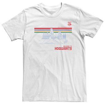 Big & Tall Harry Potter Deathly Hallows 2 Welcome to Hogwarts Castle Tee