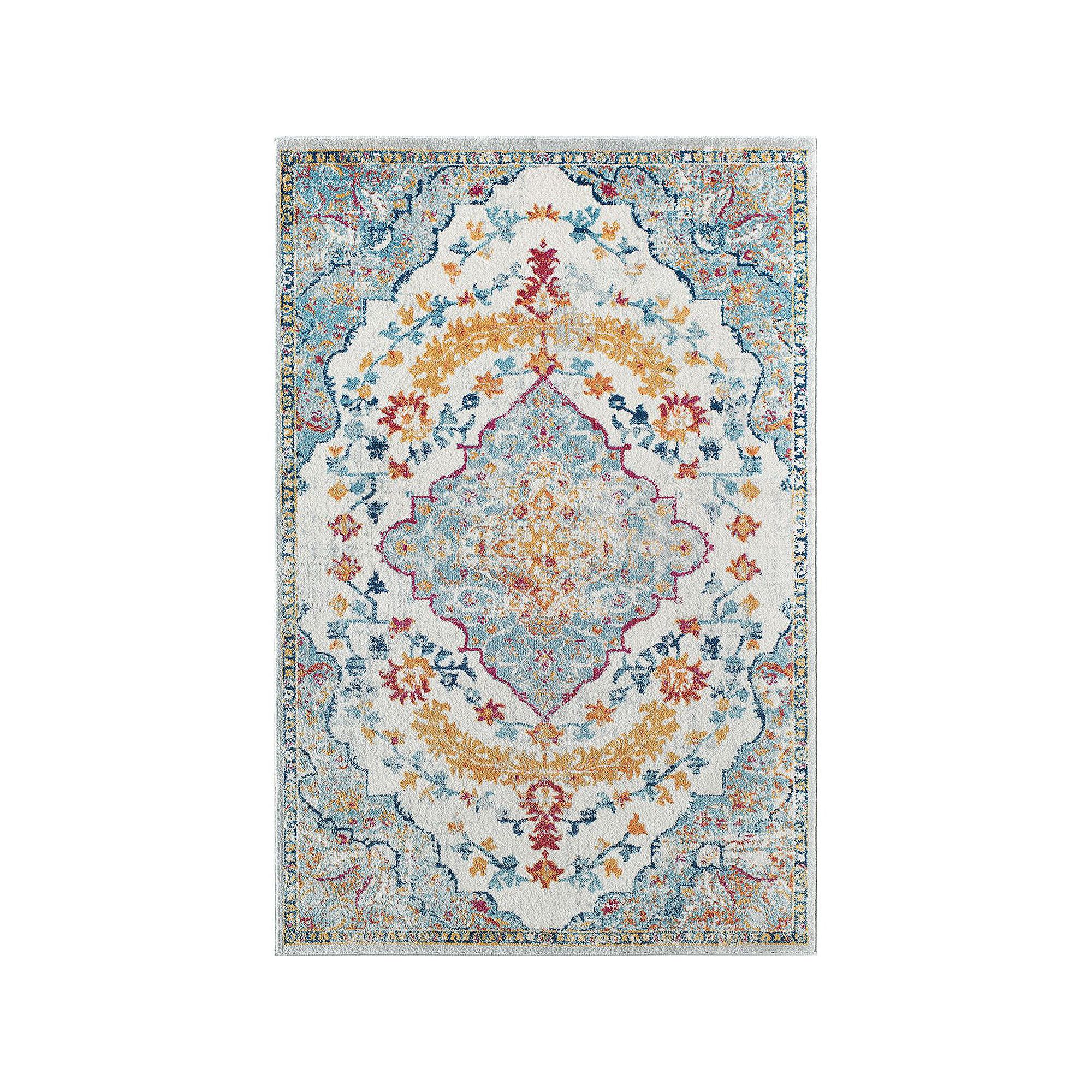Rugs America Hailey Vintage Abstract Rug, Garden Party