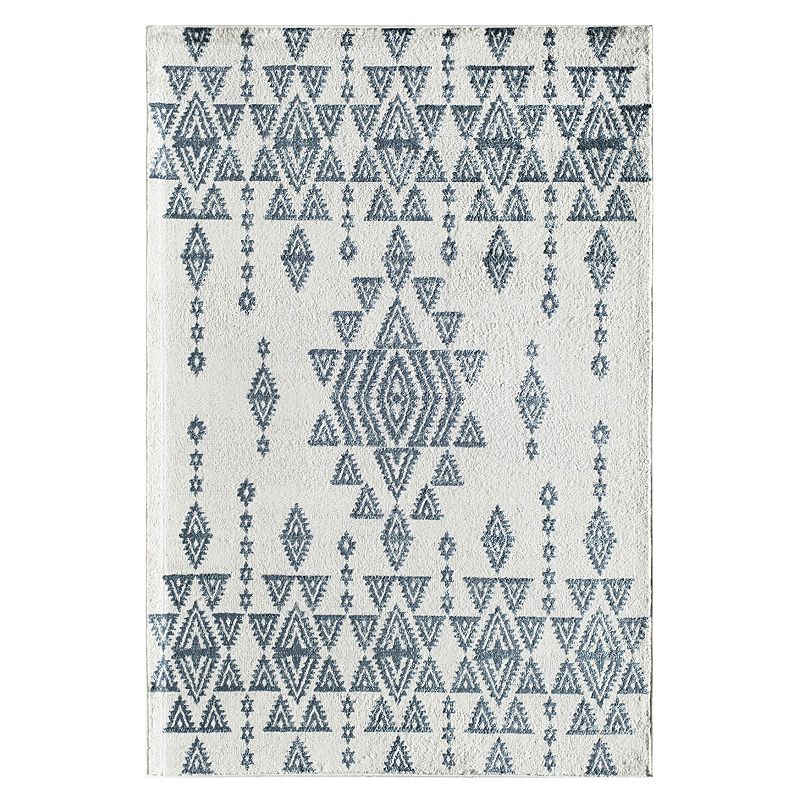 Rugs America Gabriel Transitional Vintage Rug, Blue, 8X10 Ft