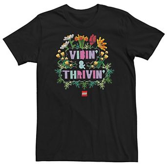 Big & Tall LEGO Iconic Vibin & Thrivin Flowers Tee