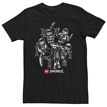 Big & Tall LEGO Ninjago Ninja Group Poster Tee
