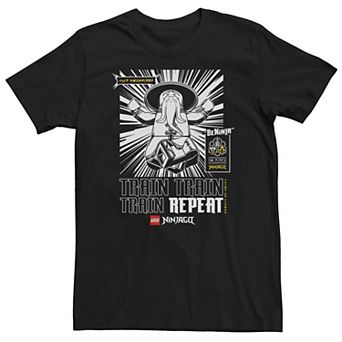 Big & Tall LEGO Ninjago Sensei Wu Train Repeat Tee