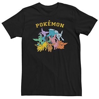Big & Tall Pokemon Gotta Catch All Eeveelutions Tee