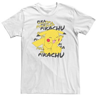 Big & Tall Pokemon Pikachu Craks A Joke Tee