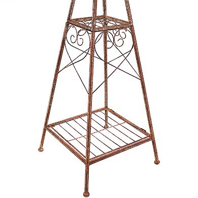 Sunnydaze Rustic Windmill Indoor/Outdoor Metal Garden Statue - 51 in