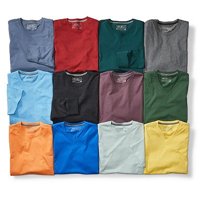 Eddie Bauer Uomo T-Shirt Manica Corta Classica - Legend Wash, Colore Nero, Taglia X-Large - 3