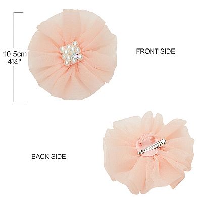 Blueberry Pet Flower & Green Teardrop Charm Dog Collar Accessory Set