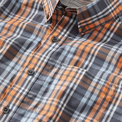 Men's Eddie Bauer UPF 50 Voyager Short Sleeve Button-Down Shirt