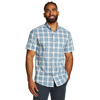 Men's Eddie Bauer UPF 50 Voyager Short Sleeve Button-Down Shirt