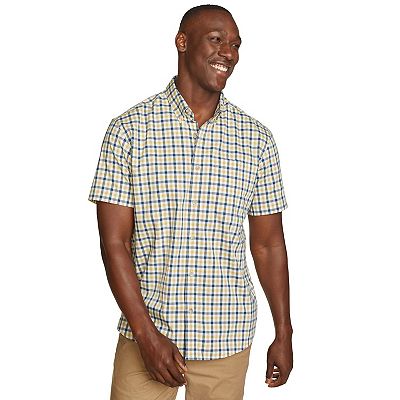 Men's Eddie Bauer UPF 50 Voyager Short Sleeve Button-Down Shirt
