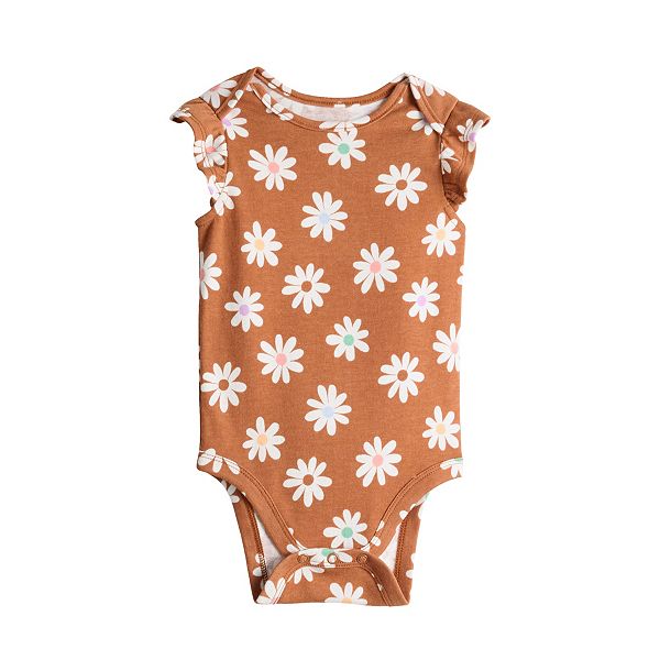 Baby Girl Jumping Beans® Floral Bodysuit