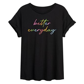 Junior's Better Everyday Oversize Tee
