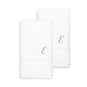 Linum Home Textiles Turkish Cotton Denzi 2 pc Personalized Hand Towel Set