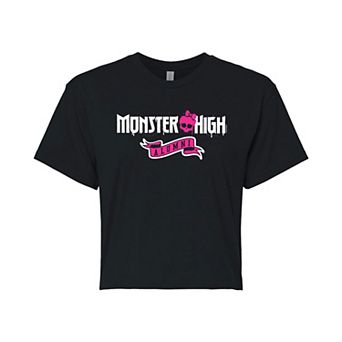 Juniors' Monster High Alumni Cropped Tee