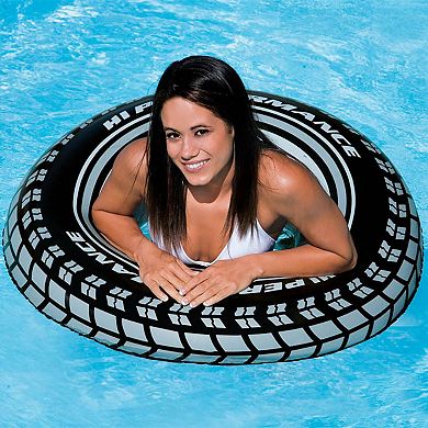 Intex 36 Inch Inflatable Giant Tire Swimming Pool Float Tube for Kids and Adults