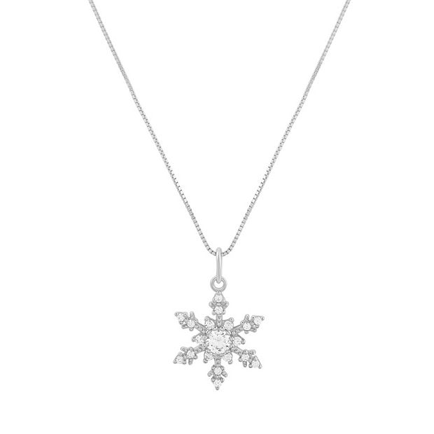 Kohls snowflake deals necklace