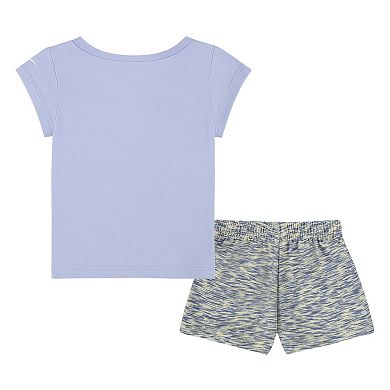 Baby & Toddler Girl Nike Tee & Space-Dye Shorts Set