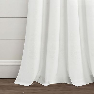 Lush Decor Farmhouse Boho Stripe Tassel Detail Window Curtain Panel Set