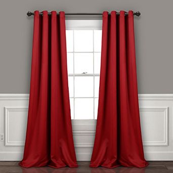 Lush Decor 2 pc Insulated Grommet Blackout Window Curtain Panel Set