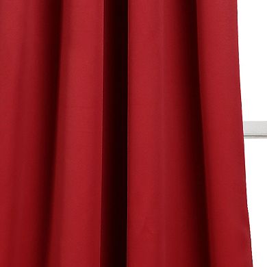 Lush Decor 2-Piece Insulated Grommet Blackout Window Curtain Panel Set