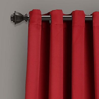 Lush Decor 2-Piece Insulated Grommet Blackout Window Curtain Panel Set