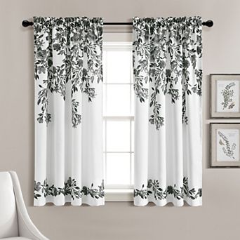 Lush Decor 2 pc Tanisha Light Filtering Window Curtain Panel Set